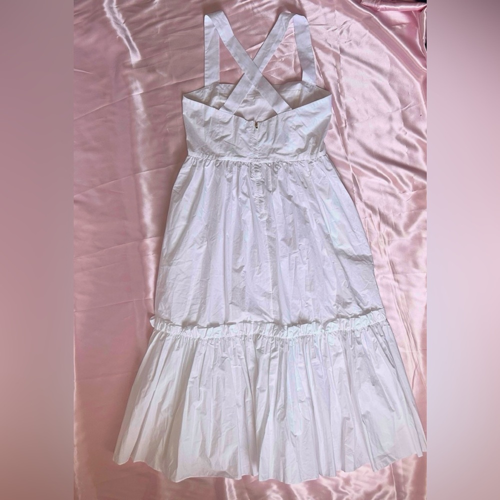 Cara Cara White Tiered Maxi Dress - Picture 3 of 3